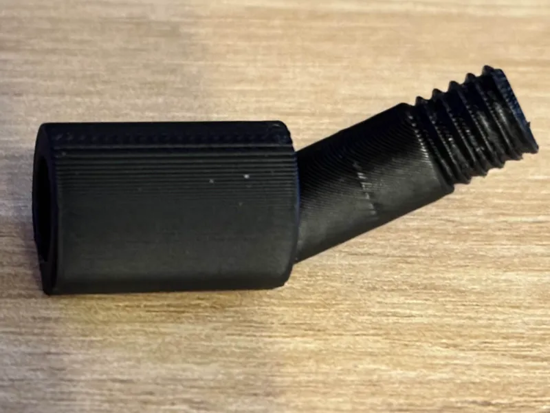 angled mic connector / adapter