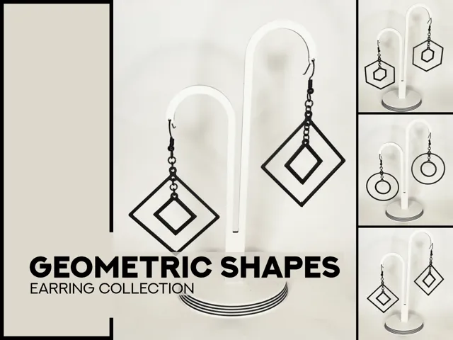 geometric shapes - earring collection