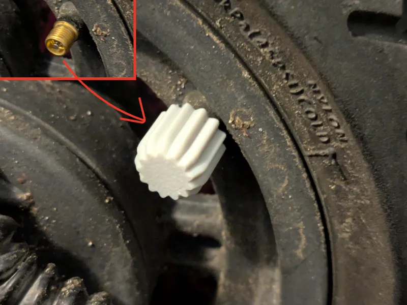Tire Stem Cap Replacement