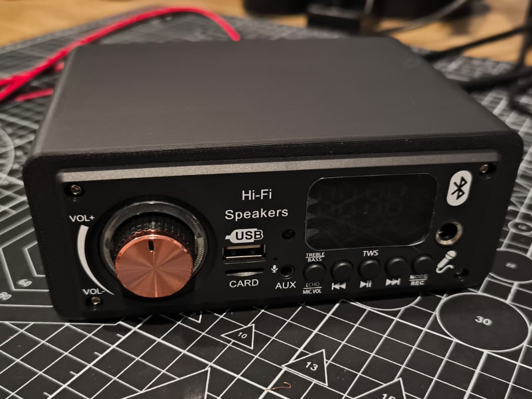 Caja para modulo bluetooth 3 canales