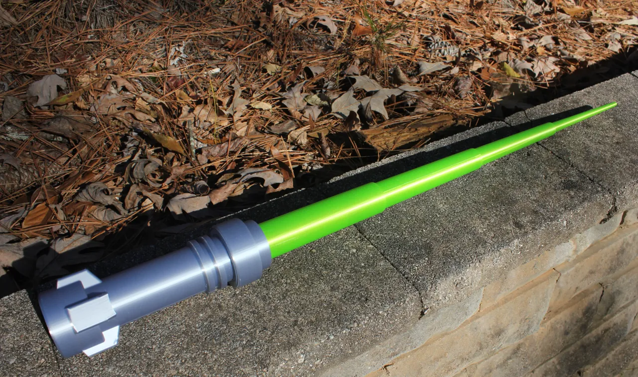 Life Sized Collapsible Brick Lightsaber view 4