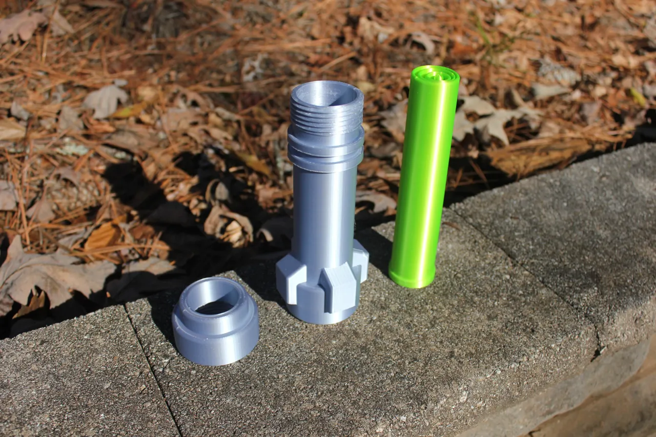 Life Sized Collapsible Brick Lightsaber view 2