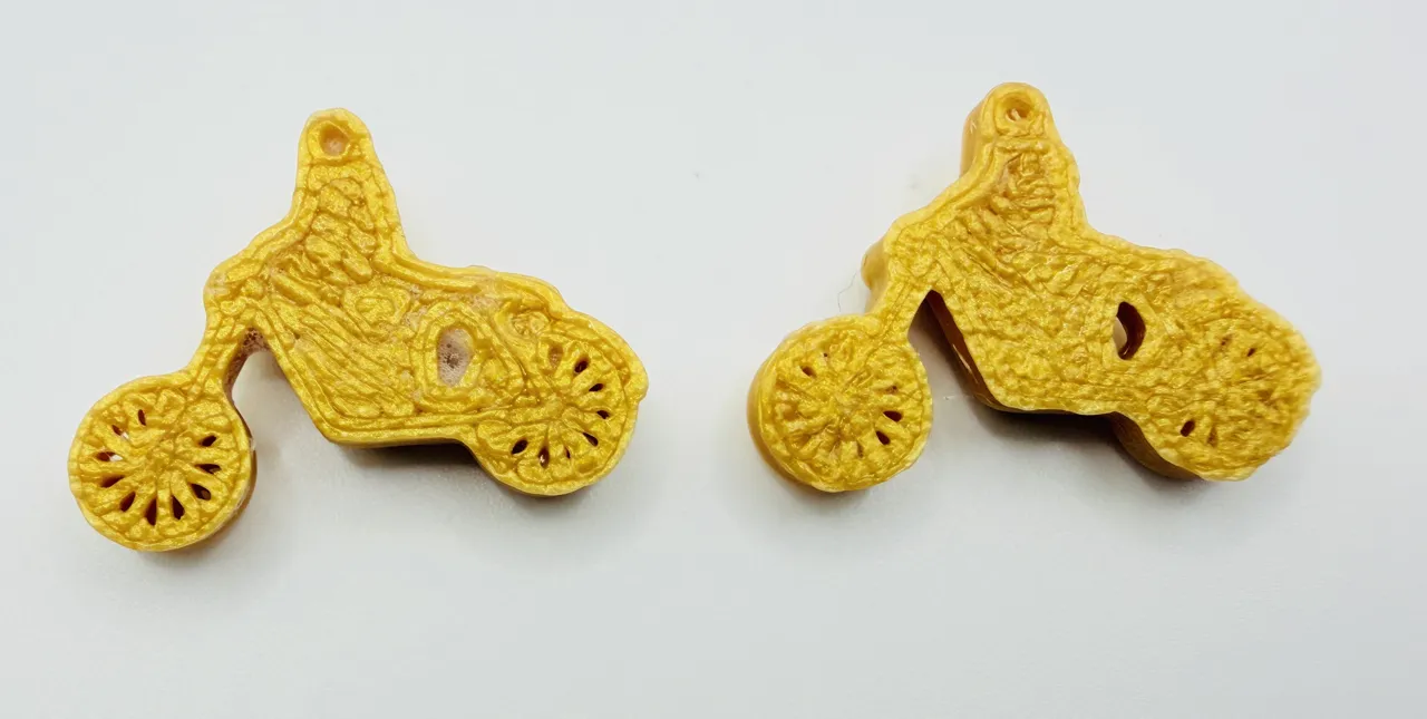 Motorcycle Earrings for Biker Girls view 3