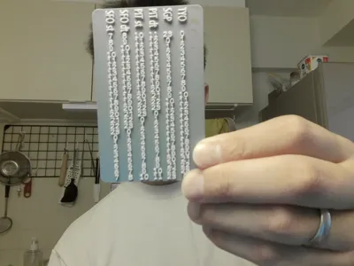 Time zone card 