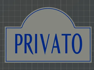 PRIVATE Plaque
