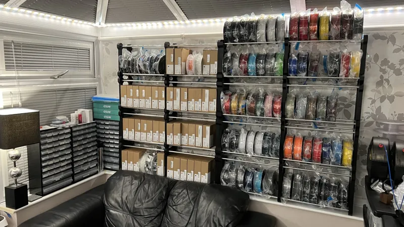 Filament Rack for Aluminium Bars
