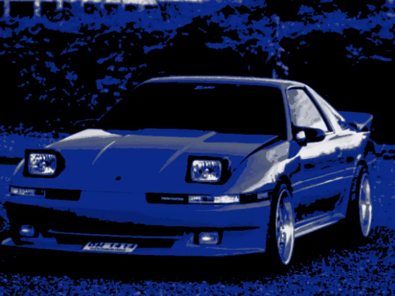 Toyota Supra MK3 Hueforge.