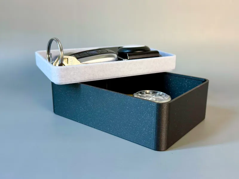 Stacked Organizer Box & Tray