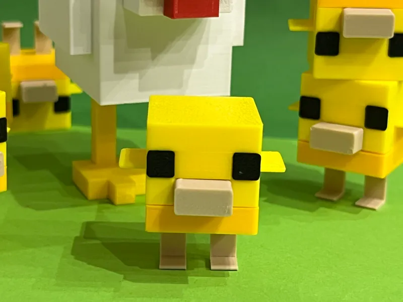 Minecraft baby chicken! - NO AMS, NO GLUE - 10g