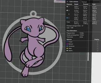 Mew Ornament 4 Color