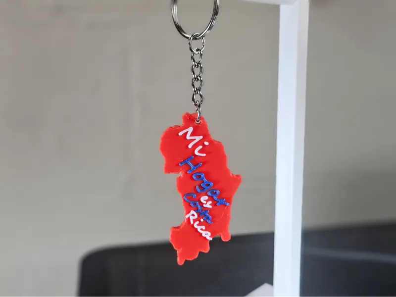 Costa Rica is my Home Keychain