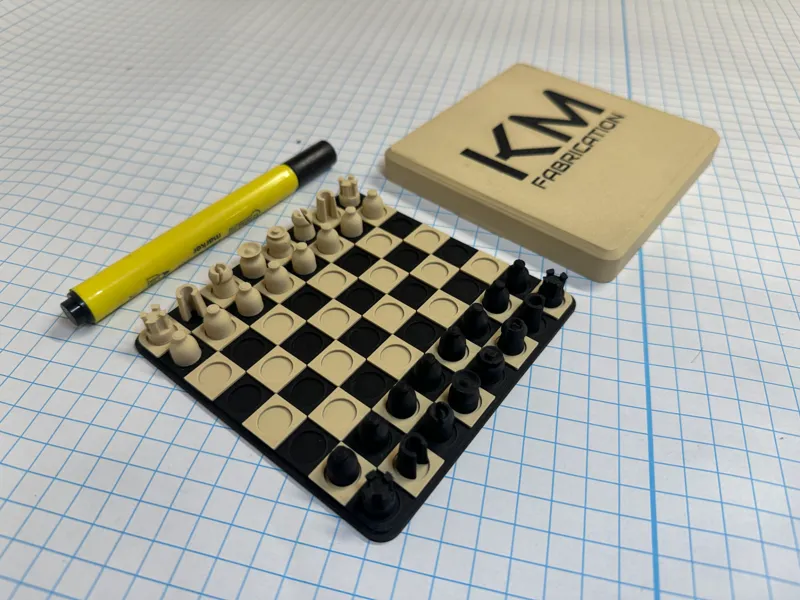Portable chess ONLY 8 FIL. CHANGES game save lid