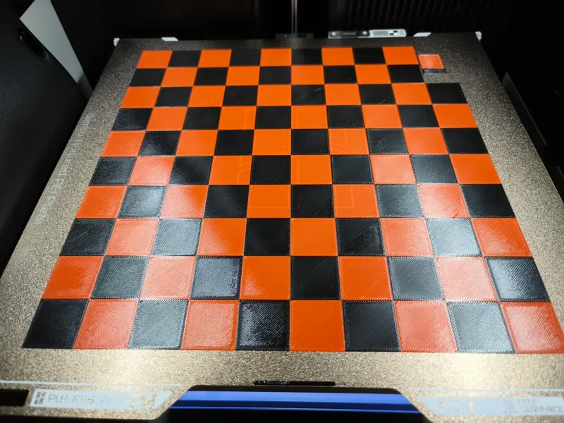 H2D/H2C 多色首层测试 H2D/H2C multicolor first layer test