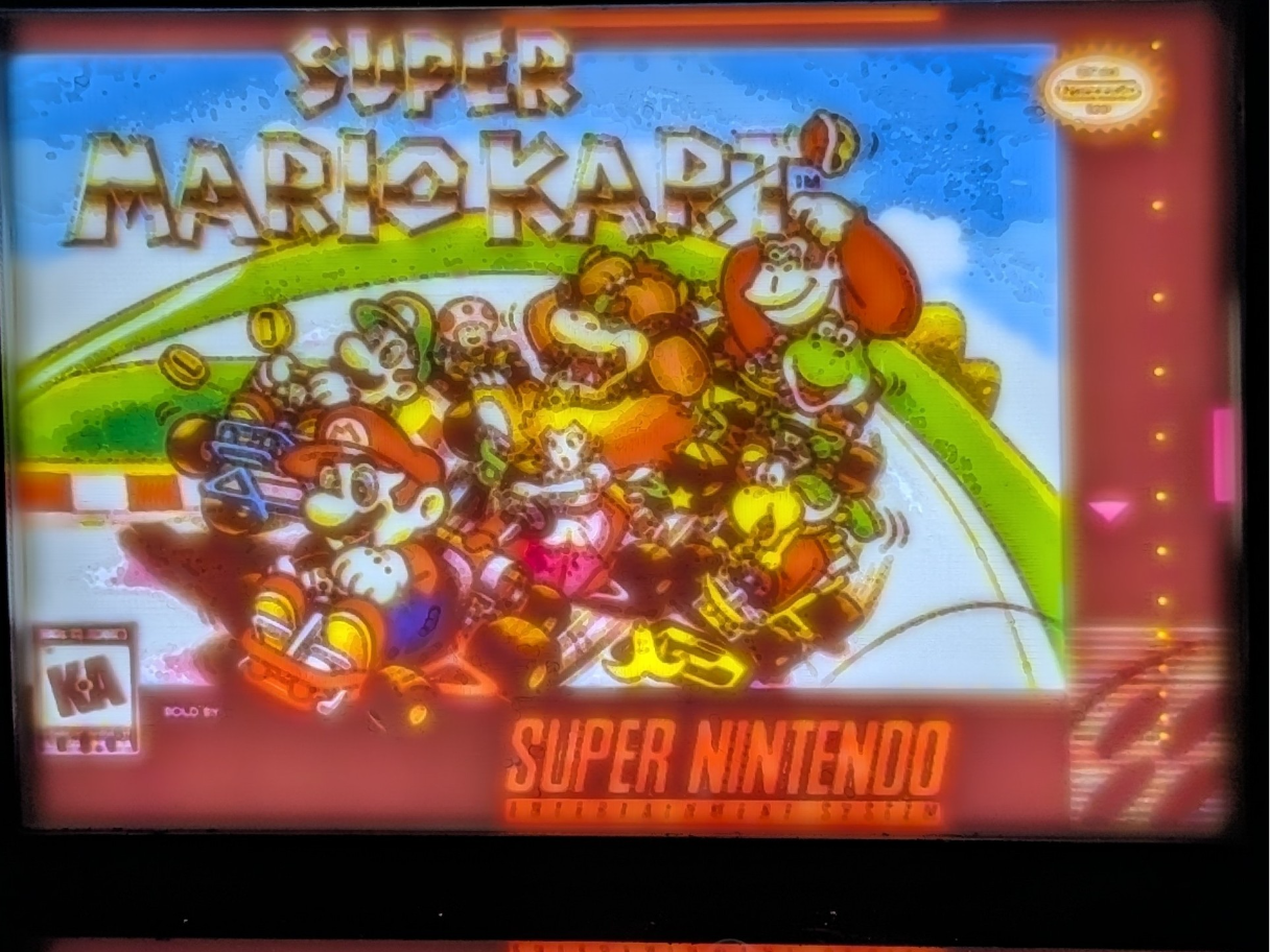 Mario Kart Super Nintendo LITHO LAMP