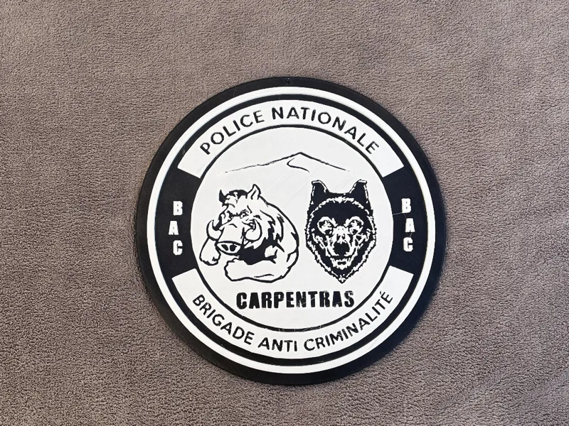 Emblem of the Crapentras anti-crime brigade 