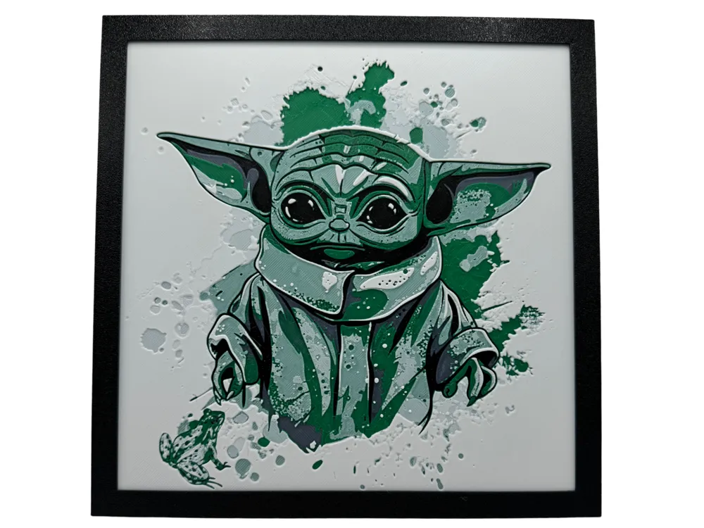 Grogu - "Baby Yoda" - Starwars Hueforge