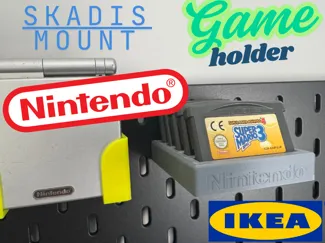 Contenitore Giochi Nintendo GameBoy Ikea Skadis