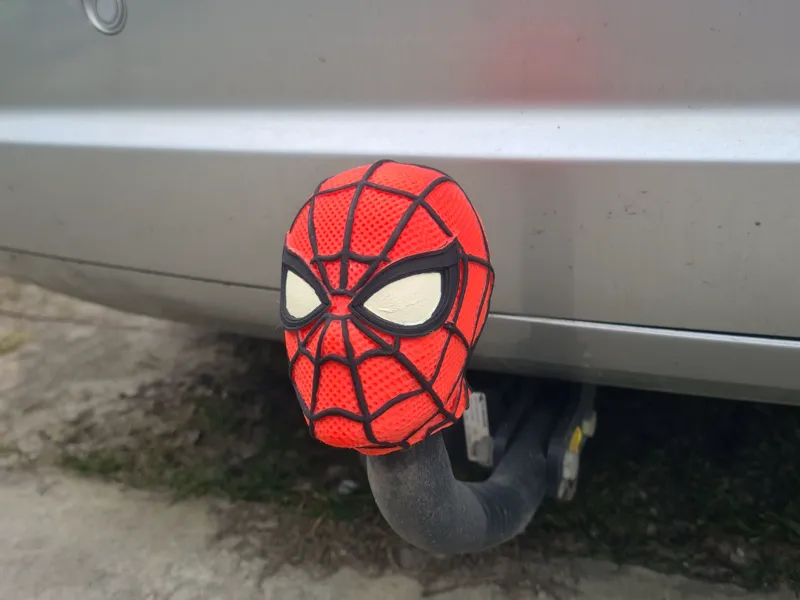 Spiderman tow bar cover