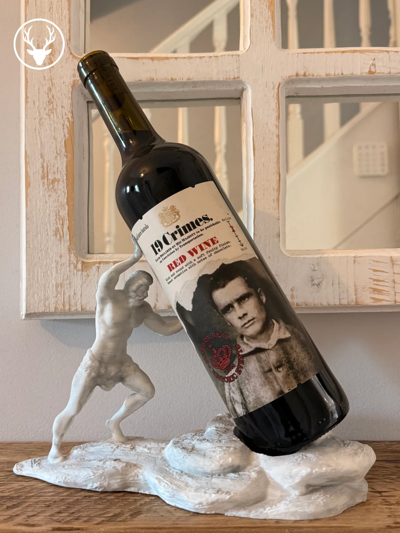 Greek God of Wine Bottle Holder view 4