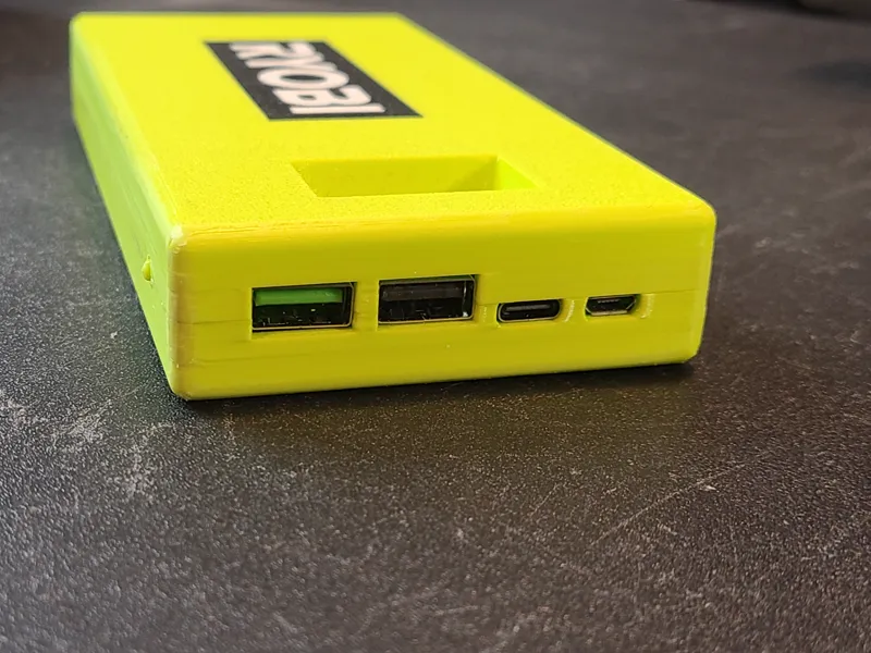 Power Bank Charger (6, 18650 batteries)