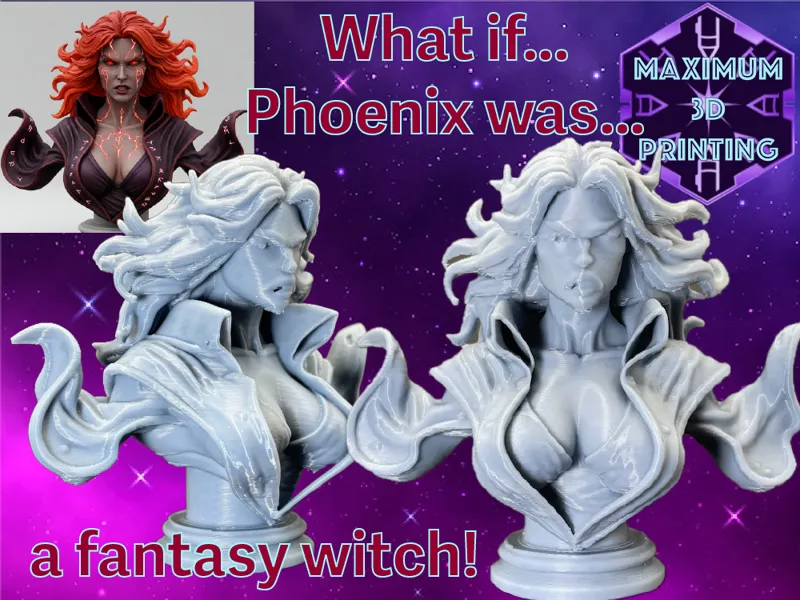 Phoenix bust... as a witch!