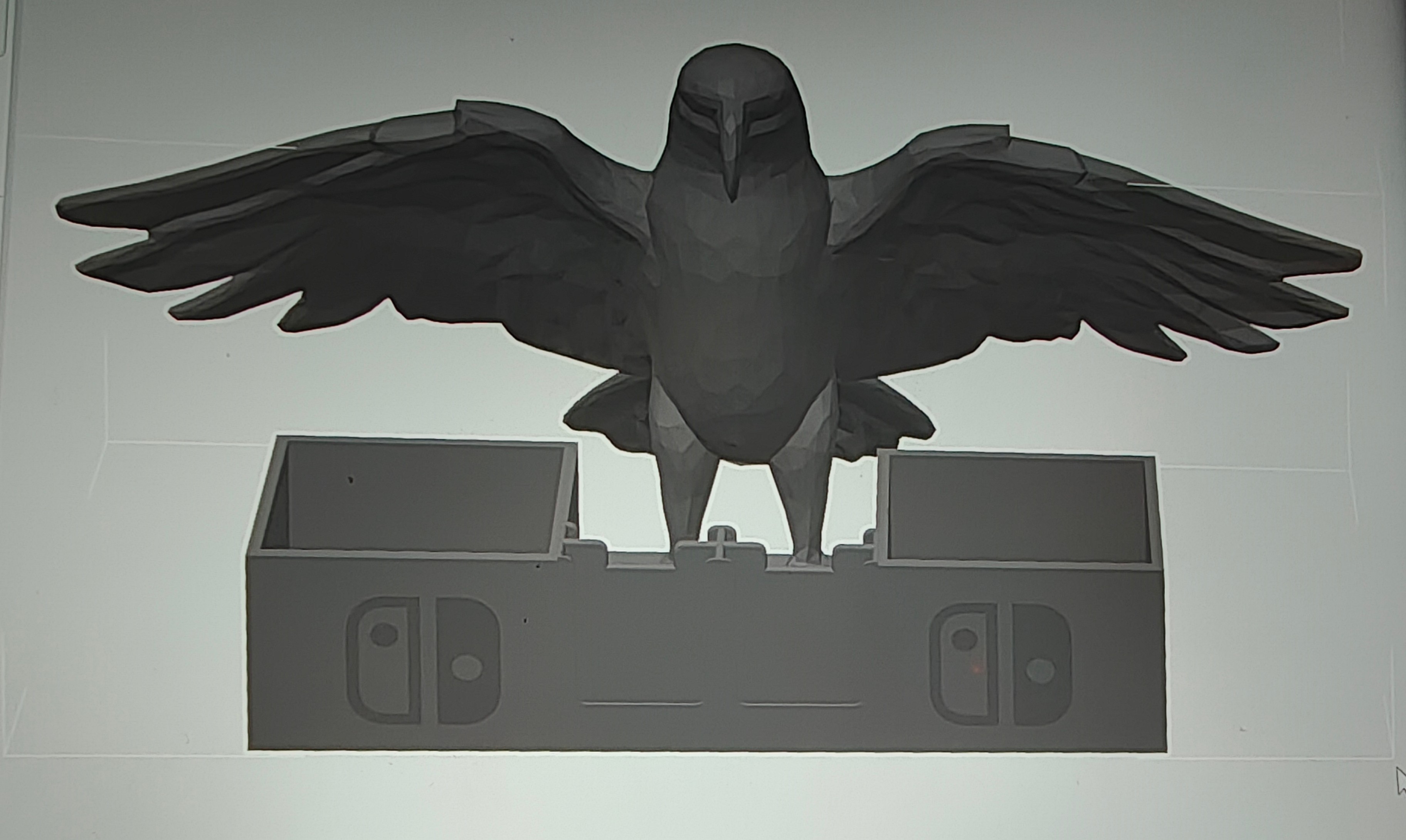 Miniatura 4 do modelo 3D Eagle joycon stand