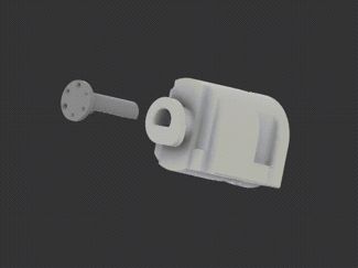 Popur X5 Upgraded trash lid gear assembly