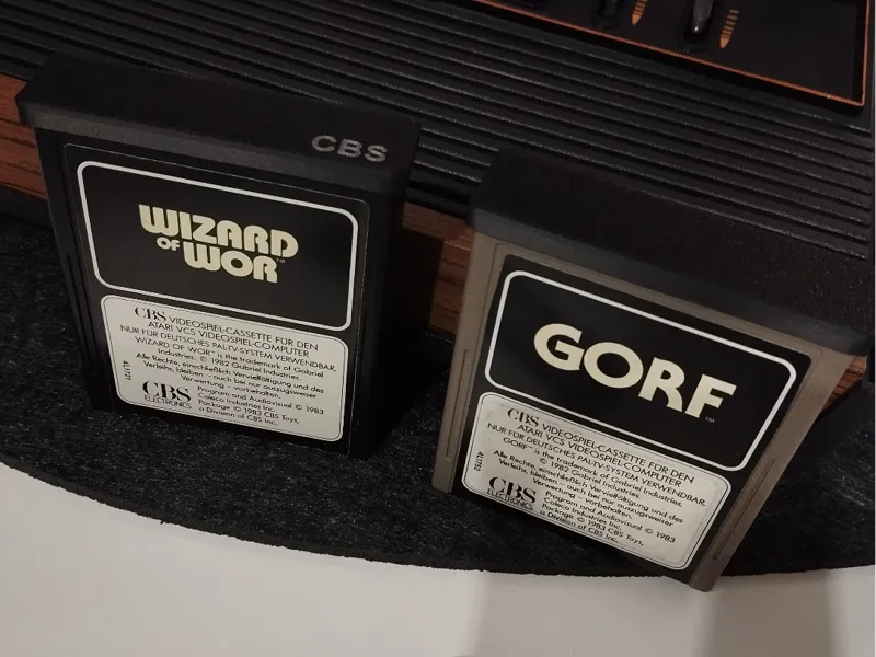 Atari 2600 Modul CBS Schutzkappe Dust cap