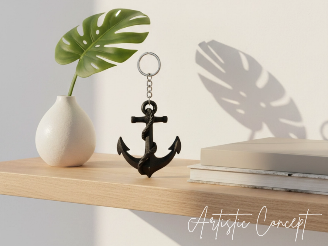 Anchor Keychain
