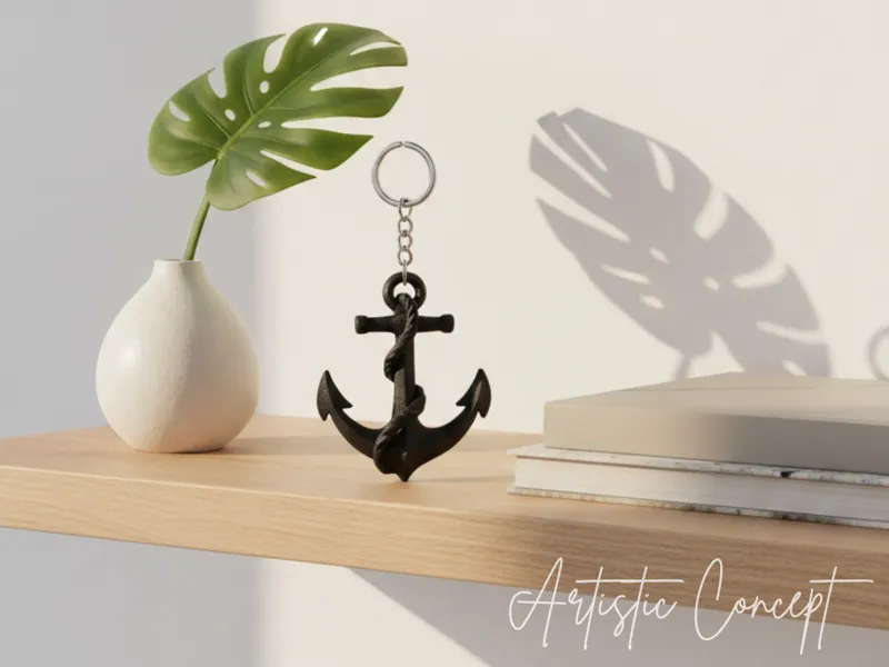 Anchor Keychain