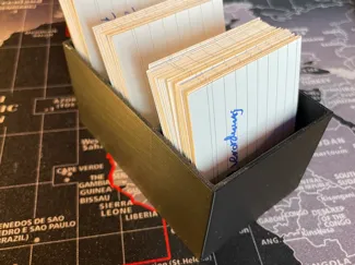 Karteikarten Box