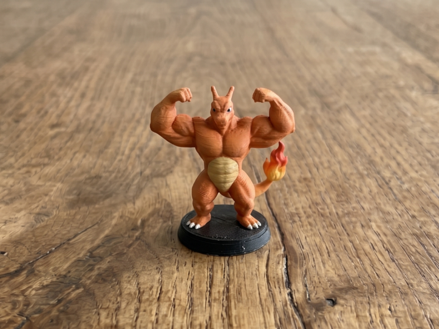Swole Charizard Flexing Figure | Pokemon