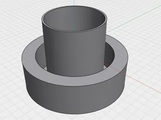 H2D DIY 空气净化器变径法兰(基于小米净化器2代及米皮配件)