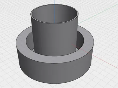H2D DIY Air Purifier Reducer Flange (Based on Xiaomi Air Purifier 2 and Mi Pi Accessories)