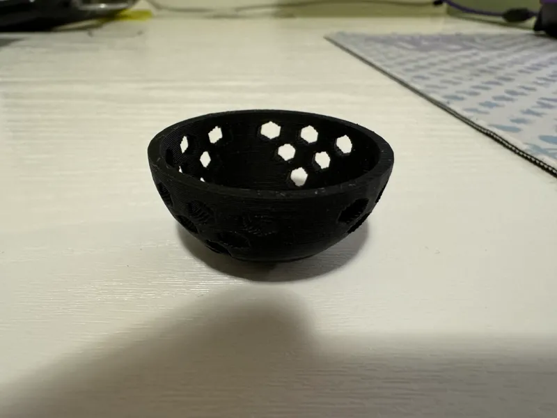 low poly bowl