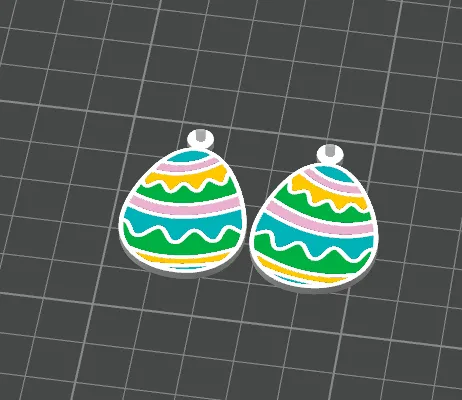 Easter Egg Earrings view 4
