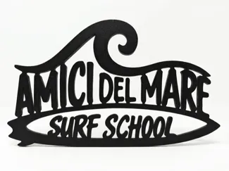 Logo Amici del mare surf school