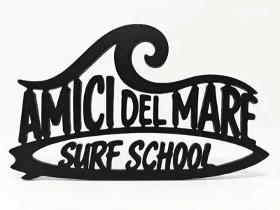 Logo Amici del mare surf school