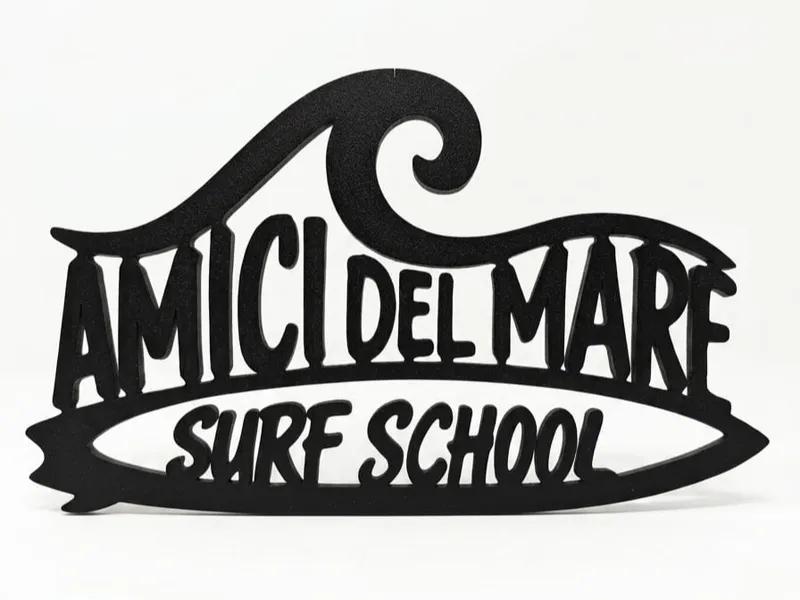 Logo Amici del mare surf school