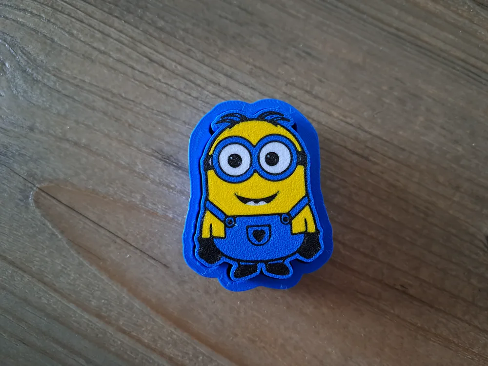 Minion fidget clicker keyboard switch - Free 3D Print Model - MakerWorld