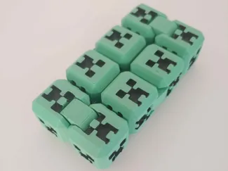 Minecraft creeper infinity cube
