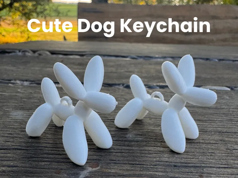 Cute Dog Keychain