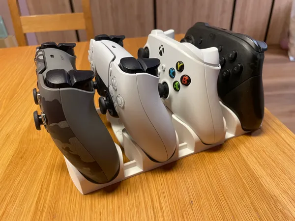 Support 4 en 1 pour manettes (PS5/Xbox + Switch)