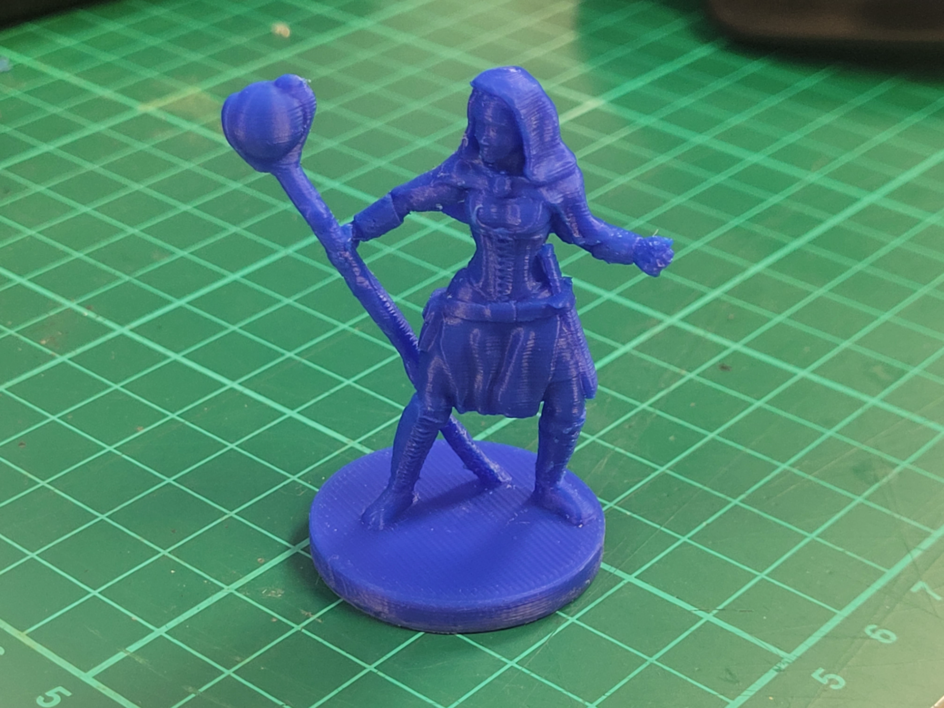Scourceress miniature for TTRPG