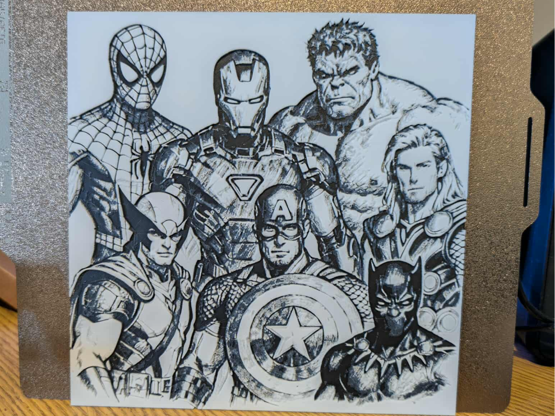Marvel boys hueforge