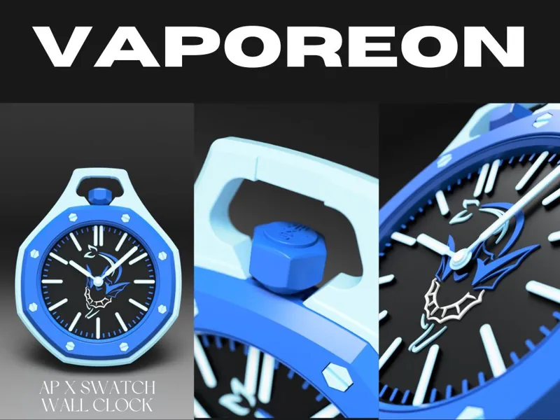 VAPOREON - Wall Clock