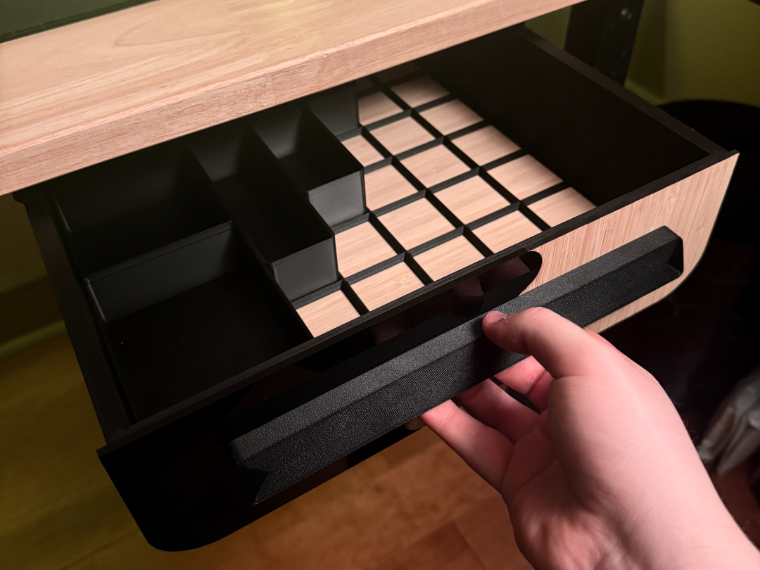 Obsidian Grove Desk Drawer - Gridfinity compatible