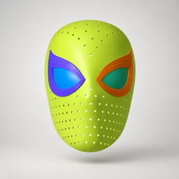Pieza para disfraz o exhibición: Spider-Man Brand New Day Faceshell — vista de referencia 4