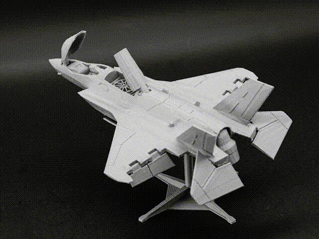 Modelo para impresión 3D: F-35"闪电Ⅱ". Referencia del modelo original.