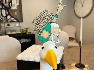Porch Goose New Year's Headband